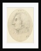 Portrait of Lord Nelson, head and naval collar, in profile.... inscribed with the initials H.N. below by Catherine Nelson