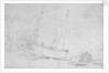 Pilot boat on the beach at Deal, 24 September 1830 by Edward William Cooke