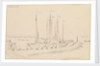 Vollendam harbour looking seaward by Edward William Cooke