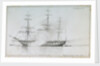 'Immortalite' Gibraltar, 4 April 1861 by Edward William Cooke