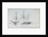 'Immortalite' Gibraltar, 4 April 1861 by Edward William Cooke