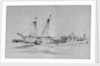 Yarmouth beach looking south with a beach yawl and other small boats drawn up by Edward William Cooke