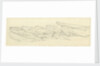 Wherries at Richmond, a study for the shipping and craft plate, with further studies on reverse by Edward William Cooke