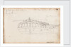 Sketch of the stern of 'Resolution' with notes by Thomas Luny