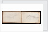 Sketch of the stern of 'Resolution' with notes by Thomas Luny