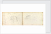Slight sketches of stern of vessel 'General Goddard', with notes by Thomas Luny