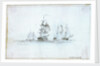Action with Capt Edward Pellew in La Nymph, 1803 by Nicholas Pocock