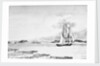 Sketch of the harbour town and amphitheatre of Pola, 7 February 1813 by William Innes Pocock