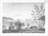 Port St George, Lissa, from the town by William Innes Pocock