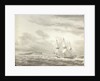 Cape Molo, Minorca and HMS 'Menelaus' by William Innes Pocock