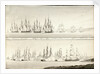 Different modes of painting line of battle ships by William Innes Pocock
