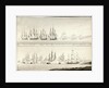 Different modes of painting line of battle ships by William Innes Pocock