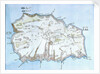 Map of the island of St Helena by William Innes Pocock