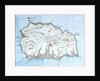 Map of the island of St Helena by William Innes Pocock