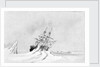The people having been working... had hardly been off... when the mass broke away stricking [sic]... the Ship's side by Stanley Owen