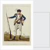 A private Marine of Col. Fourgeoud's Corps, inscribed 'Dutch Expedition in Surinam 1772-1777' by Blake