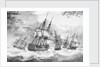 Five men-of-war in a breeze by D. Tandy