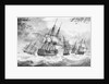 Five men-of-war in a breeze by D. Tandy