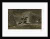 The Erebus passing through the chain of bergs, 13 March 1842 by J.E. Davis