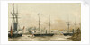 Tiensing, Peiho? River 1858, HMS 'Coromandel' by E.E. Bradford