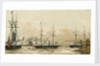 Tiensing, Peiho? River 1858, HMS 'Coromandel' by E.E. Bradford