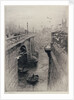 London Bridge and Southwark Cathedral by William Lionel Wyllie