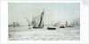 Barges and other craft on the River Thames? by William Lionel Wyllie