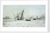 Barges and other craft on the River Thames? by William Lionel Wyllie