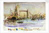 Opening of Tower Bridge by William Lionel Wyllie