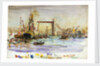 Opening of Tower Bridge by William Lionel Wyllie