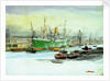 Docks by William Lionel Wyllie