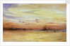 Sunset with the Fleet by William Lionel Wyllie
