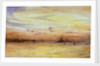 Sunset with the Fleet by William Lionel Wyllie