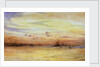 Sunset with the Fleet by William Lionel Wyllie