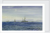 HMS 'Albemarle' in the Moray Firth by William Lionel Wyllie