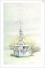 Light Cruiser Southampton Flagship 2nd Light Cruiser Squadron at Battle of Jutland by William Lionel Wyllie