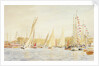 Hamble or Bursledon Regatta by William Lionel Wyllie