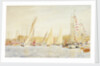 Hamble or Bursledon Regatta by William Lionel Wyllie