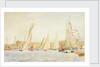 Hamble or Bursledon Regatta by William Lionel Wyllie
