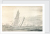 Big yachts round Spithead by William Lionel Wyllie