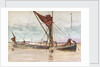 Thames barge by William Lionel Wyllie