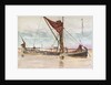 Thames barge by William Lionel Wyllie