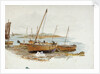 Loch Fyne herring skiffs at Tarbert by William Lionel Wyllie