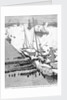 Funeral of the late Prince Louis Napoleon - debarkation of the body at Woolwich. by William Lionel Wyllie