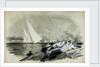 Lord Dufferin's yacht racing by William Lionel Wyllie