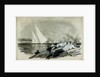 Lord Dufferin's yacht racing by William Lionel Wyllie