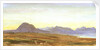 Sunset, Hills, probably Scotland by William Lionel Wyllie