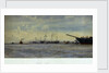 Boom across the Medway by William Lionel Wyllie