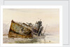 'V82 German Destroyer in Fountain Lake' by William Lionel Wyllie by William Lionel Wyllie