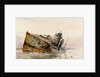 'V82 German Destroyer in Fountain Lake' by William Lionel Wyllie by William Lionel Wyllie